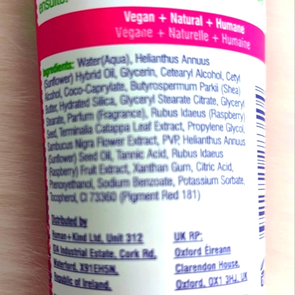 🌺 NIP Human + Kind Elderflower and Raspberry Moisturizing Hand Scrub, 2.5 oz. - Picture 3 of 4